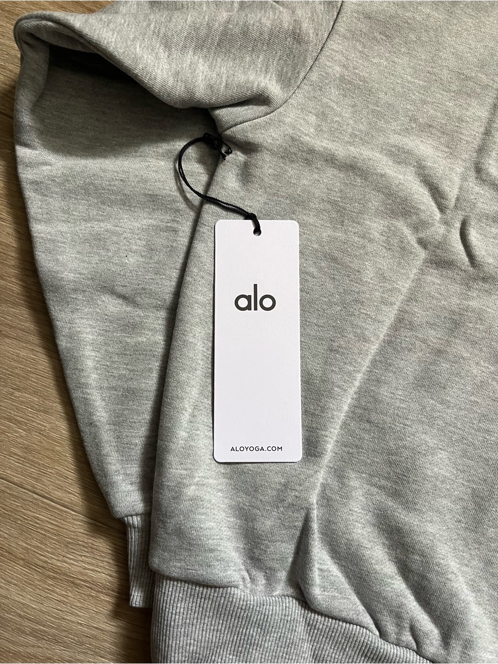 ALO Yoga Men's Full-Zip Grey Hoodie Sweatshirt - All Sizes XS - XL - Picture 7 of 8